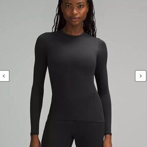 Lululemon Wundermost Ultra-Soft Nulu Crewneck Long-Sleeve Shirt - Black XS